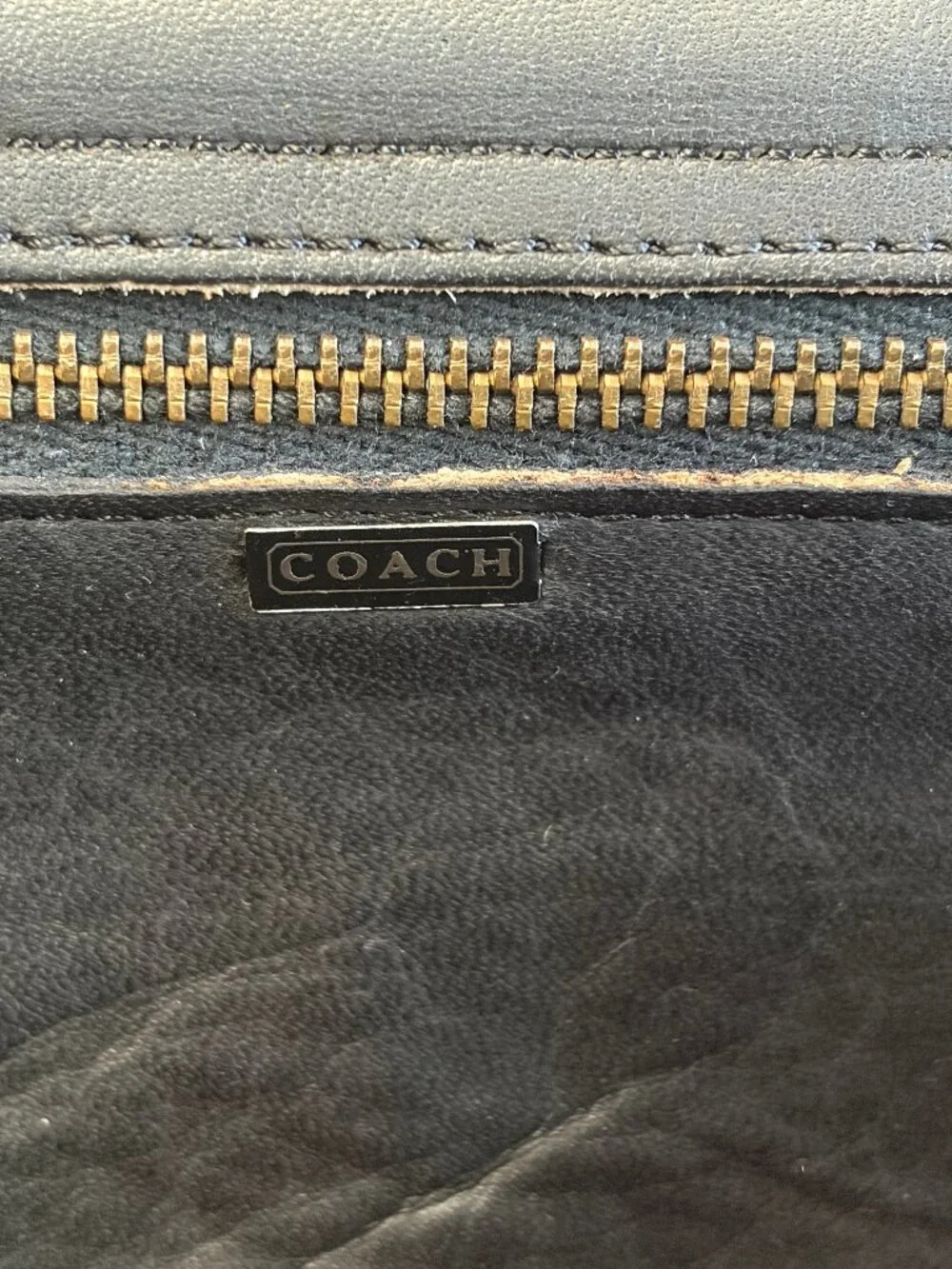 Vintage Bonnie Cashin Coach Envelope Clutch Black Leather - 1973 in EVC - Rare